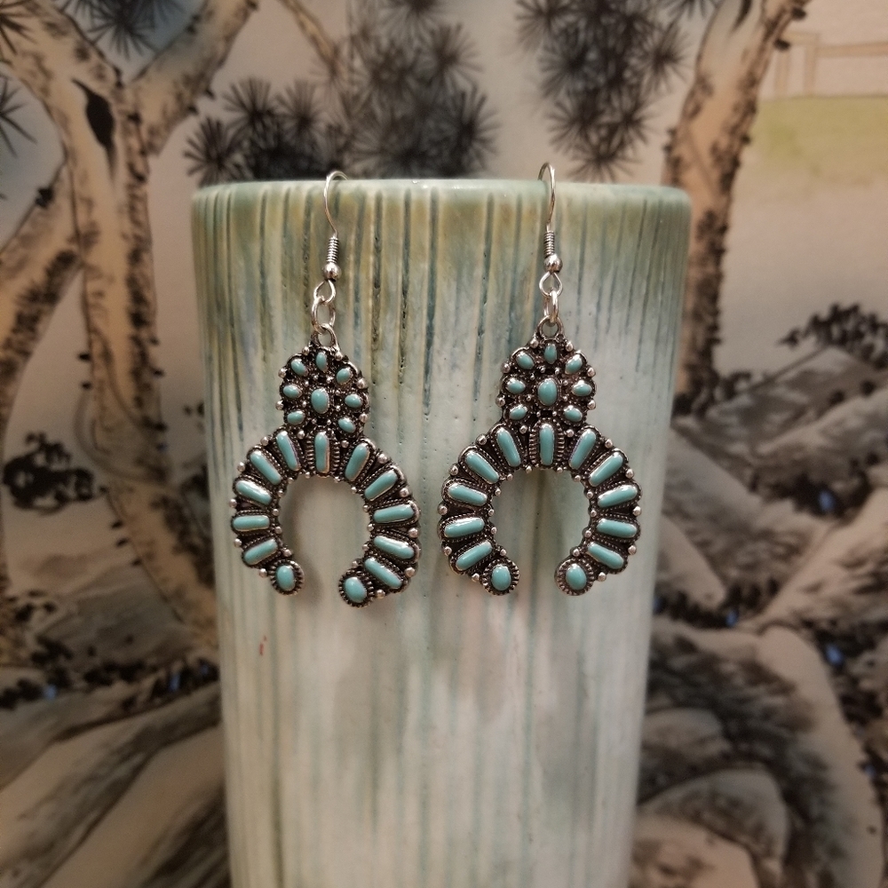 Bundle of 3 Boutique earrings cow tag western style